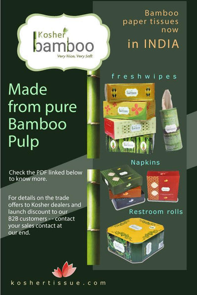 Launching Bamboo Paper Tissues now in India
