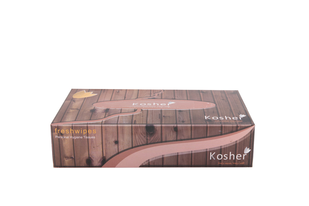 Kosher Wooden Box Tissue - 50 Pulls | 2 Ply