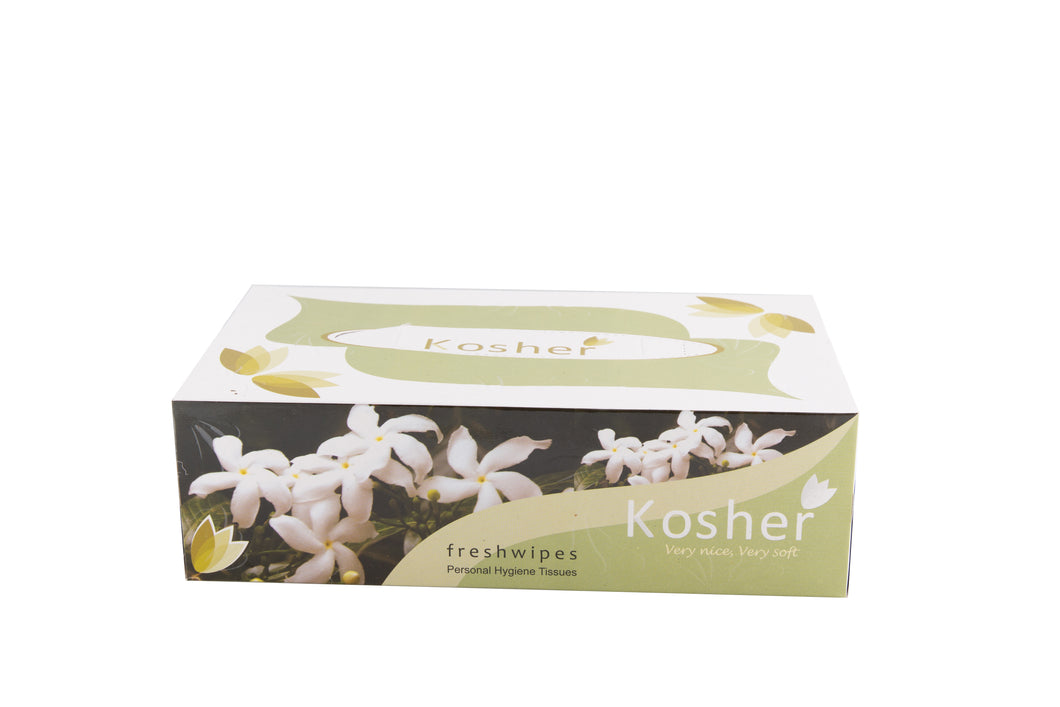 Kosher Green Box Tissue - 100 Pulls | 2 Ply