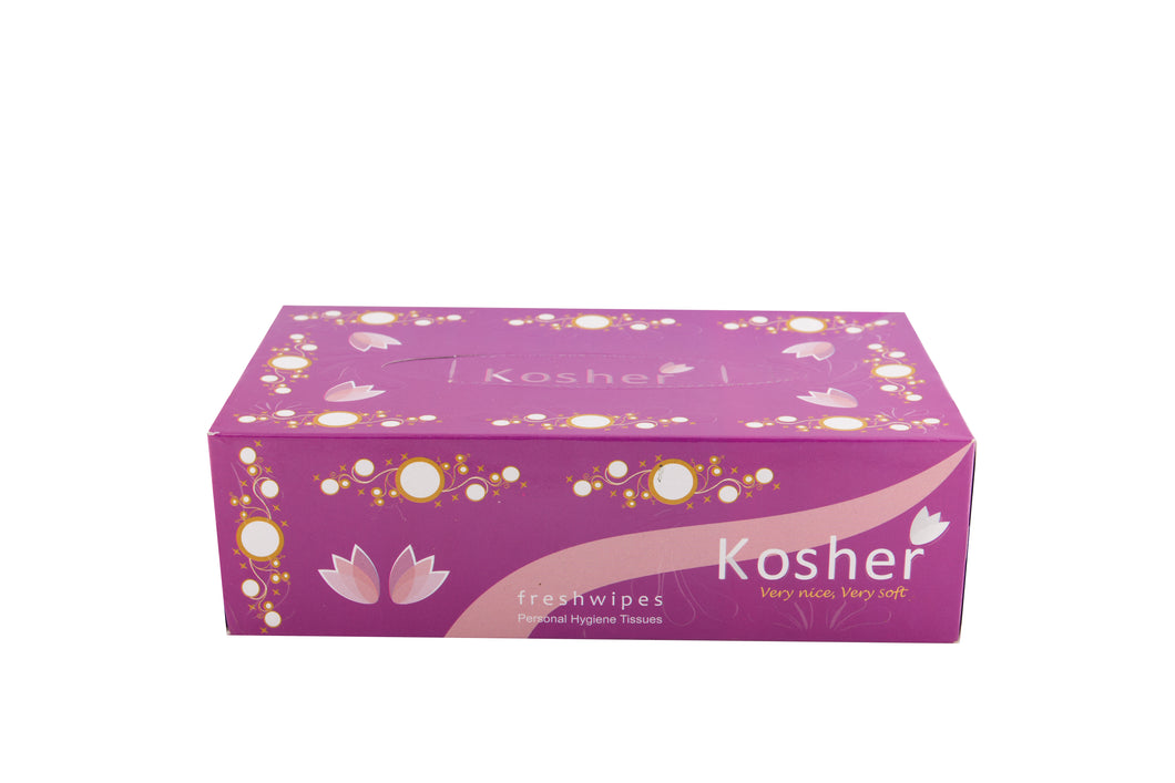 Kosher Purple Box Tissue - 100 Pulls | 2 Ply