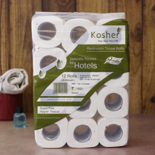 Load image into Gallery viewer, Kosher Restaurant Restroom Rolls 2 Ply  - 12 in 1- 50 GMS
