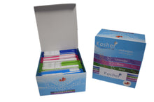 Load image into Gallery viewer, Kosher combo for salons - Napkin 12 x 11 | m fold 1560 pulls | m fold dispenser | wet wipes box | toilet roll 100 gms | facial tissue (100 pulls )
